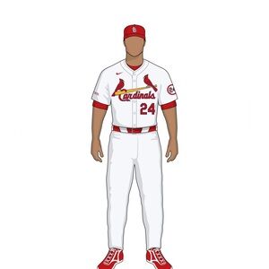 St. Louis Cardinals Men’s Jersey by Dynasty SIZE Large Polyester like new